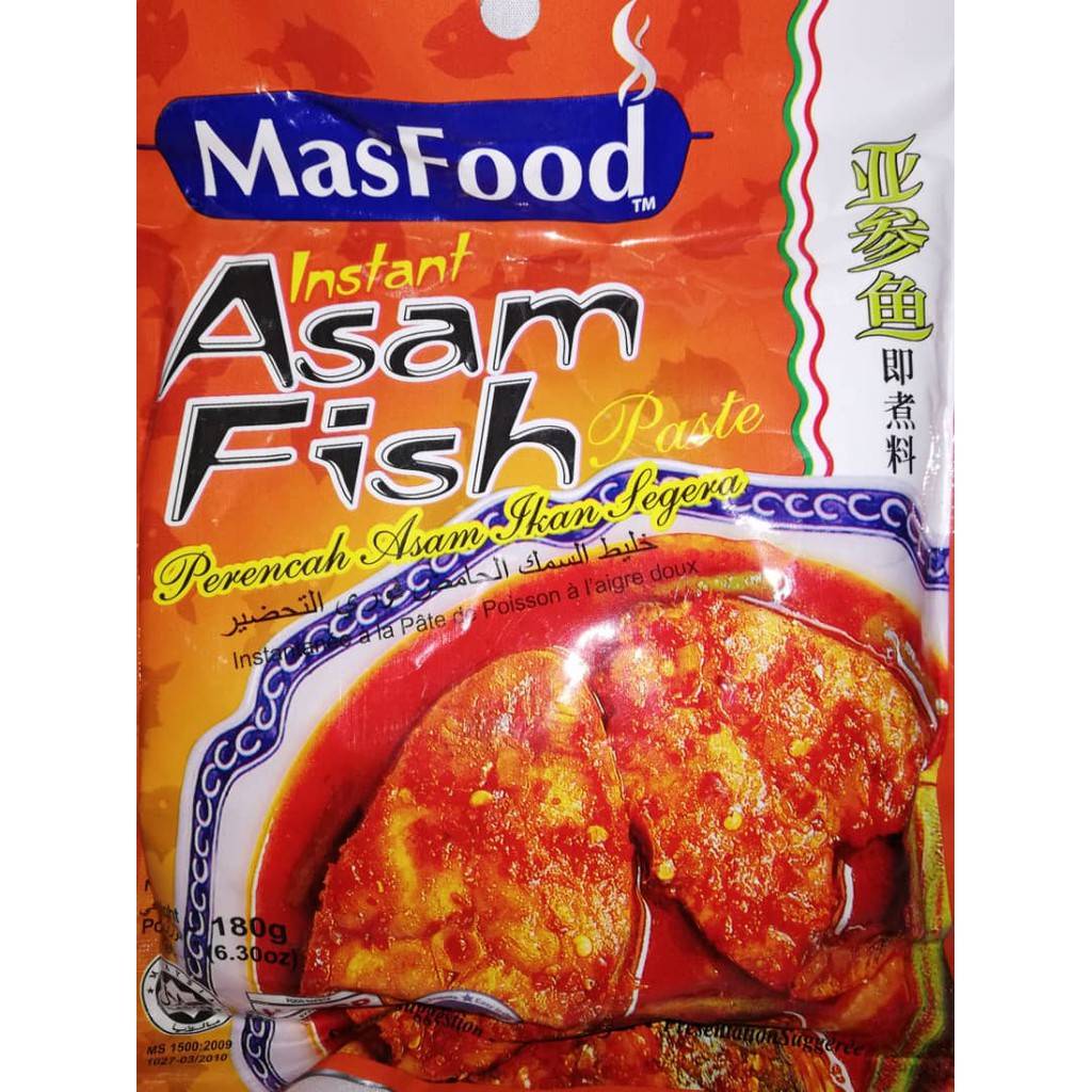 MasFood Instant Asam Fish Paste 180g